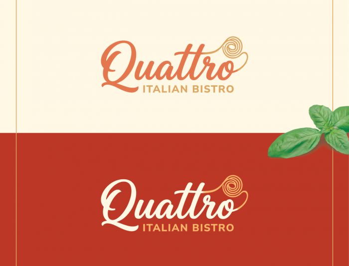 Логотип для Quattro Italian Bistro - дизайнер Victoria_Rys
