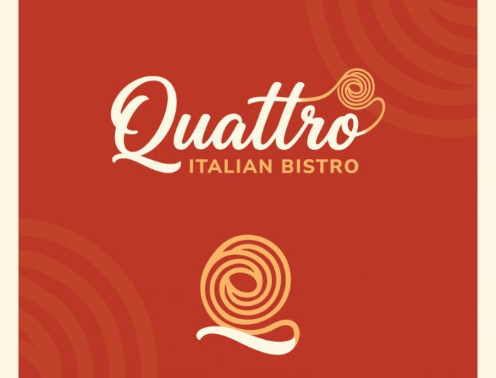 Логотип для Quattro Italian Bistro - дизайнер Victoria_Rys