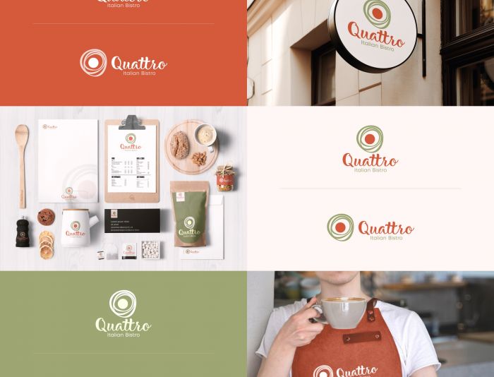 Логотип для Quattro Italian Bistro - дизайнер docZoidberg