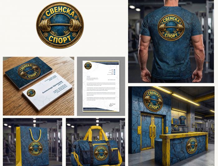 Лого и фирменный стиль для свенска спорт - дизайнер palitra_u-2