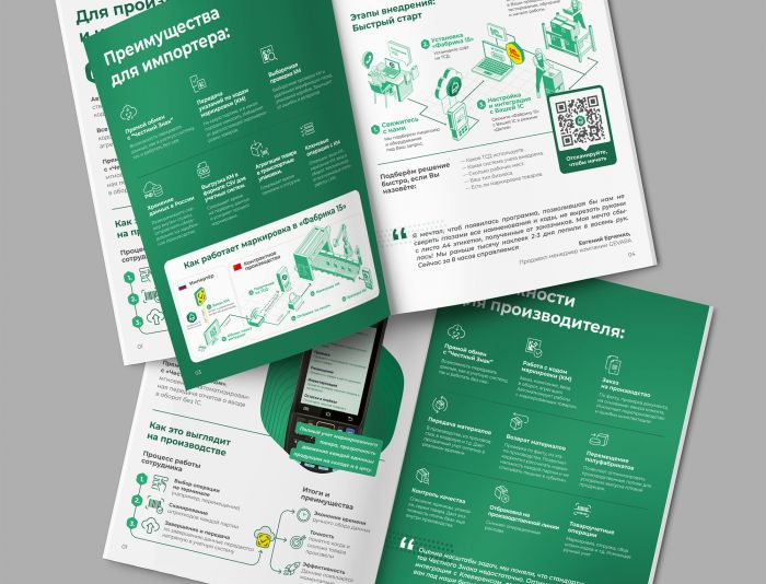 Дизайн буклета продукта 2 разворота - дизайнер il-in