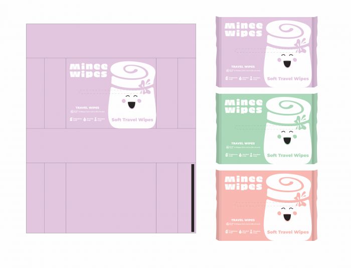 Персонаж для упаковки Mini Face Towels  - дизайнер MarinaDX