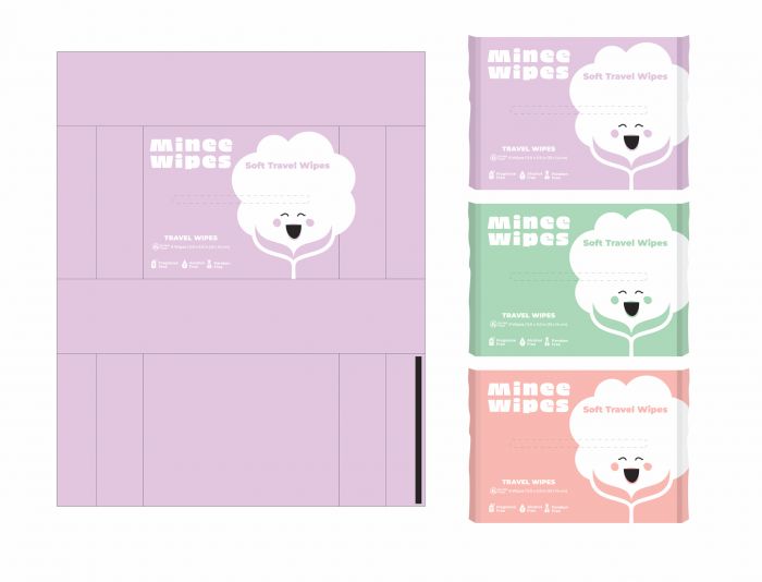 Персонаж для упаковки Mini Face Towels  - дизайнер MarinaDX