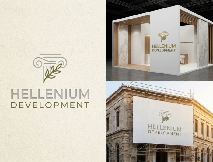 Логотип для греческого застройщика Hellenium Development - дизайнер n46n
