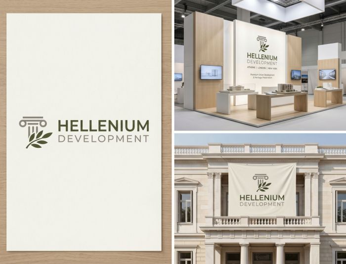 Логотип для греческого застройщика Hellenium Development - дизайнер n46n