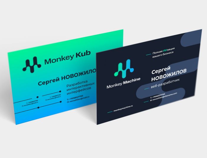 Лого и фирменный стиль для MONKEY MACHINE - дизайнер Seoleptik