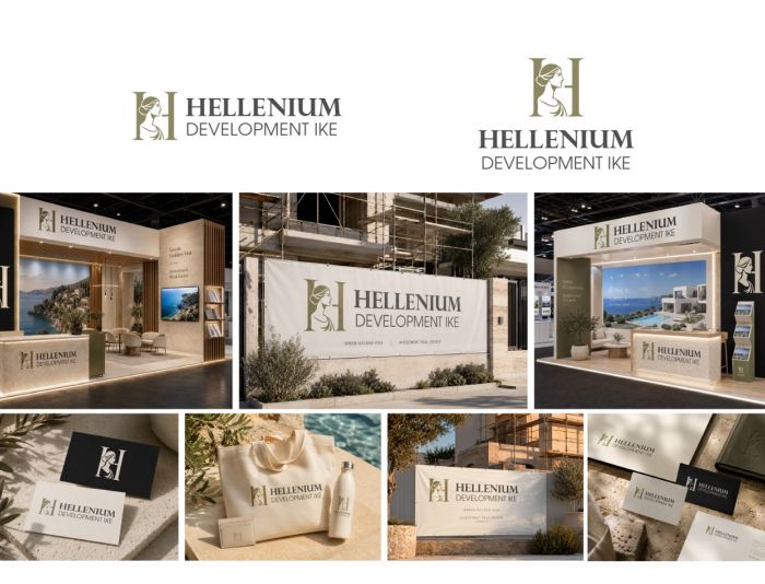 Логотип для греческого застройщика Hellenium Development - дизайнер frwlv
