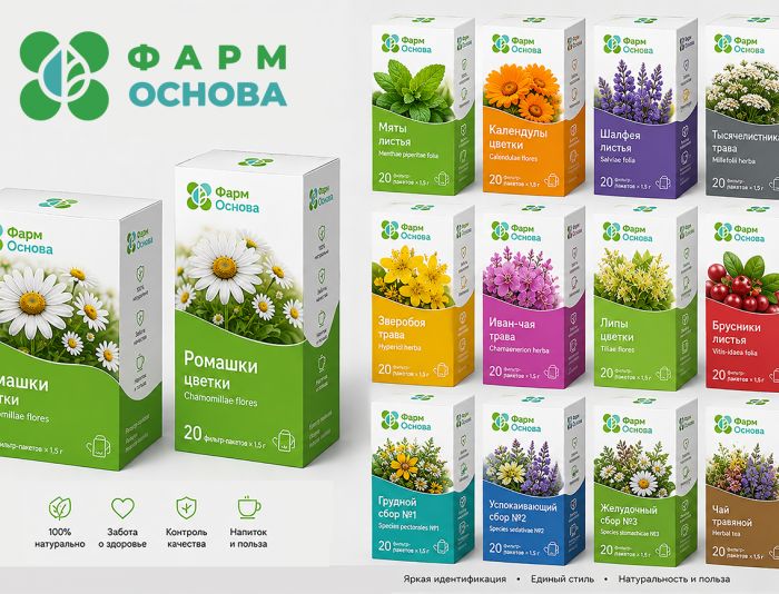 Дизайна картонной пачки лекарственных трав - дизайнер N32