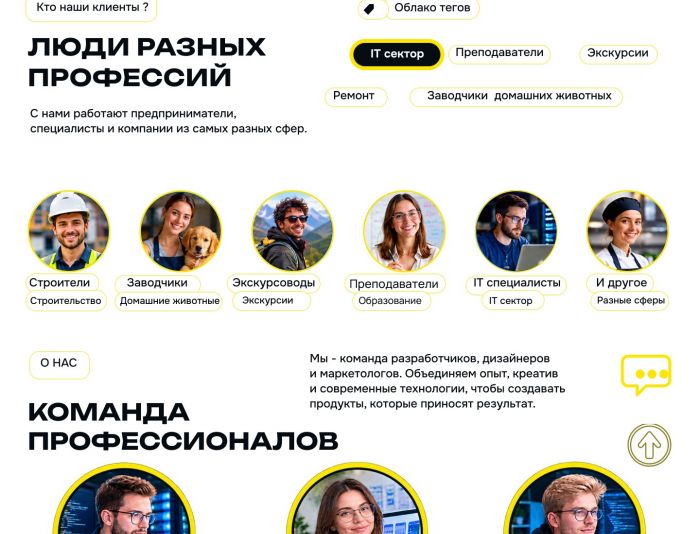 Landing page для https://network-pro.ru/ - дизайнер Celena5platon