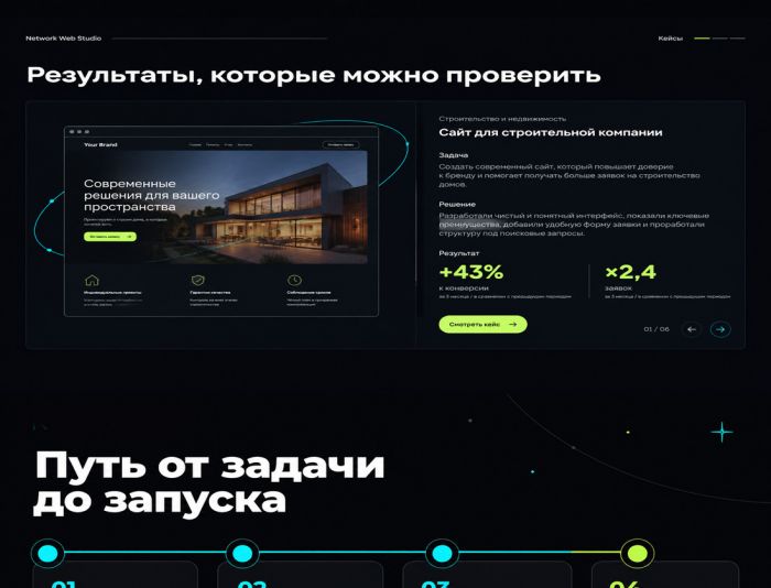 Landing page для https://network-pro.ru/ - дизайнер WladII