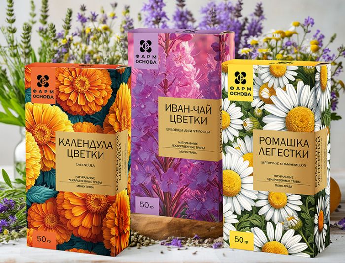 Дизайна картонной пачки лекарственных трав - дизайнер TanPetA