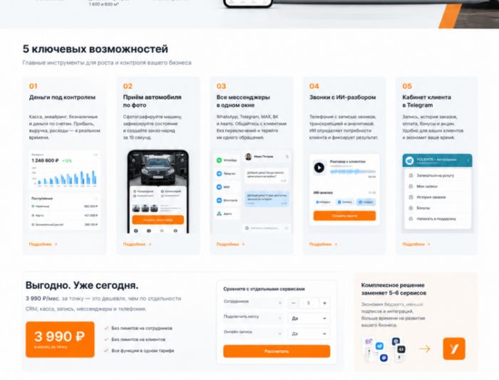 Landing page для Youcocrm.ru - дизайнер Celena5platon